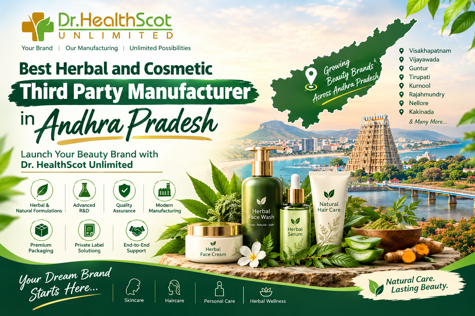 Best Organic Cosmetics Manufacturer in India